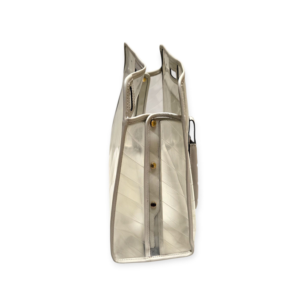 Fendi White Clear 2019 Medium Peekaboo Defender Clear‎ White Authentic Bag - Picture 4 of 11